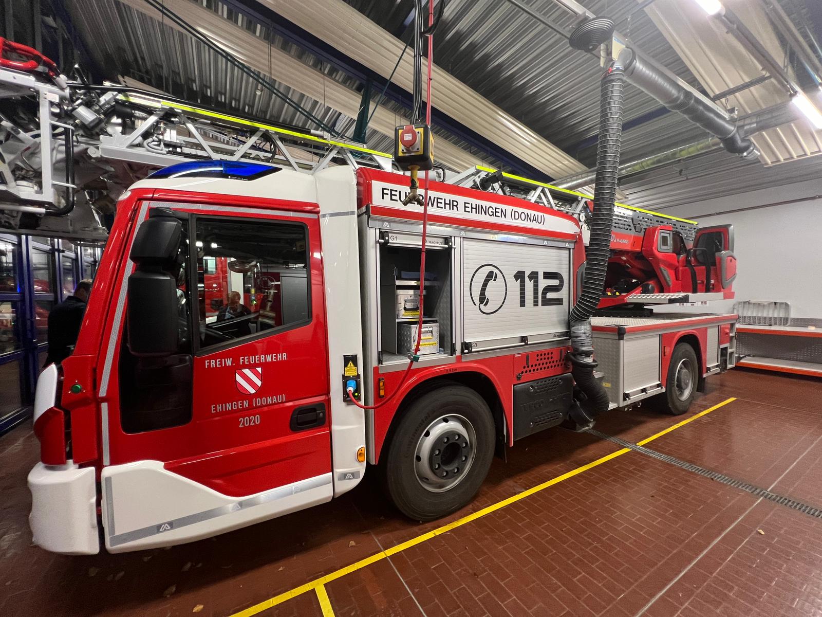 Besichtigung der Feuerwache Ehingen